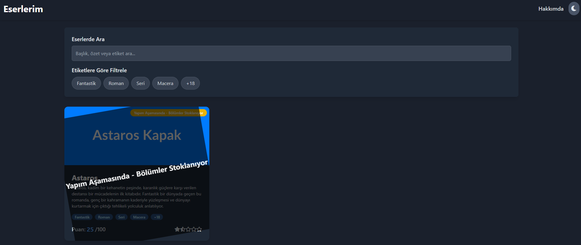 venatusTr Projesi Arka Plan Görseli
